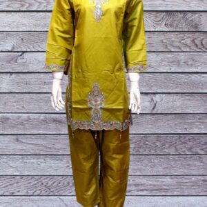 ANABIYAS COLLECTION MUSTURD COLOUR COLLECTION